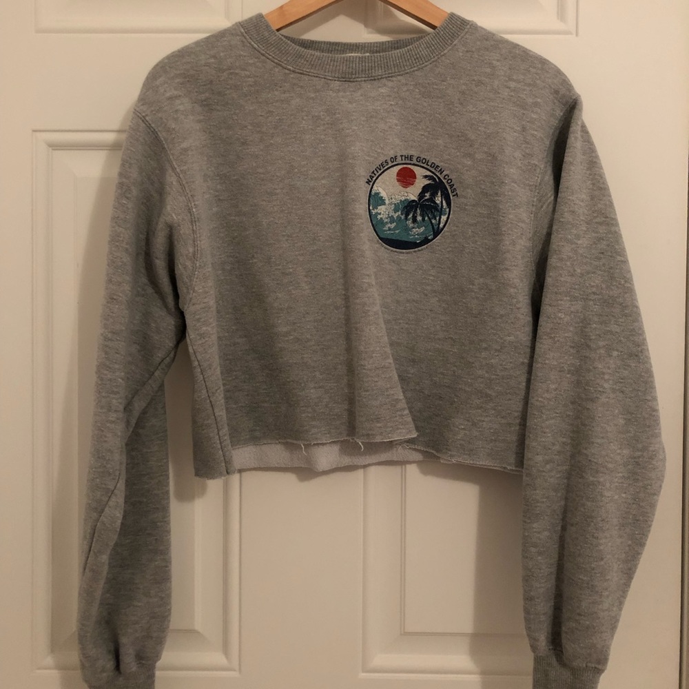 brandy melville cropped sweatshirt